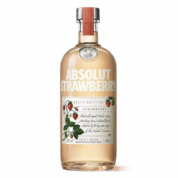 Absolut Strawberry Juice Vodka 70cl