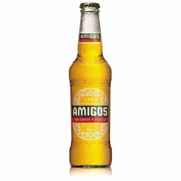 Amigos Tequila Beer Bottles 24 x 330ml