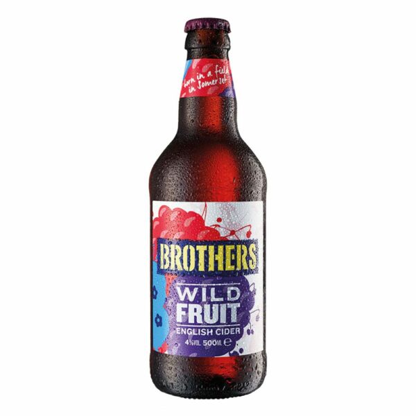 Brothers Wild Fruit Cider 12 x 500ml