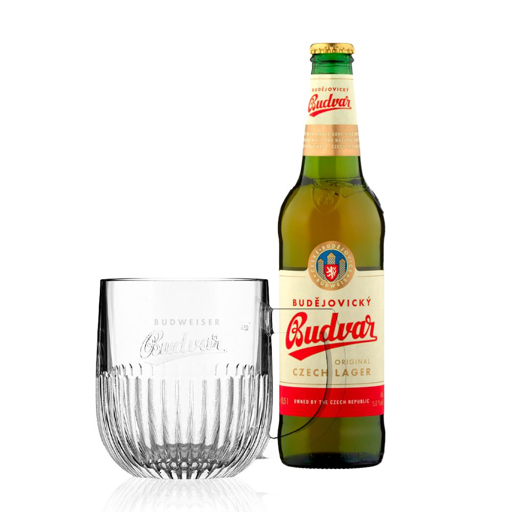 Budweiser Budvar Original Czech Premium Lager X Ml Free Glass Tm Liquors