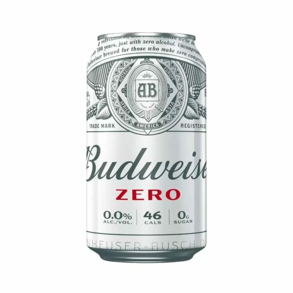 Budweiser Zero Alcohol Free Lager Cans 24 x 330ml