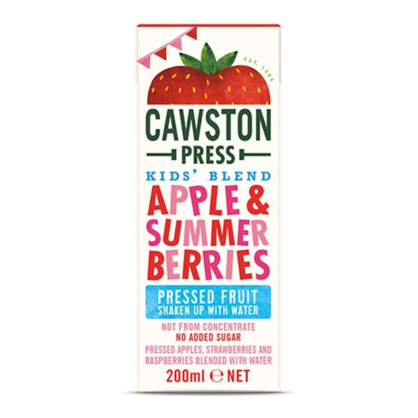 Cawston Press Apple & Summer Berry Cartons 18 x 200ml