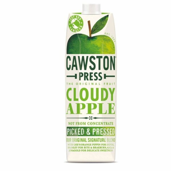 Cawston Press Cloudy Apple Juice 6 x 1ltr