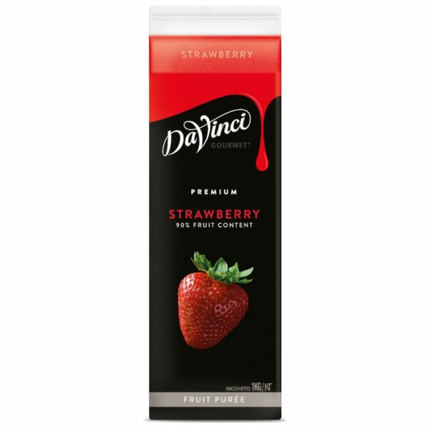 Da Vinci Strawberry Puree 4 x 1ltr