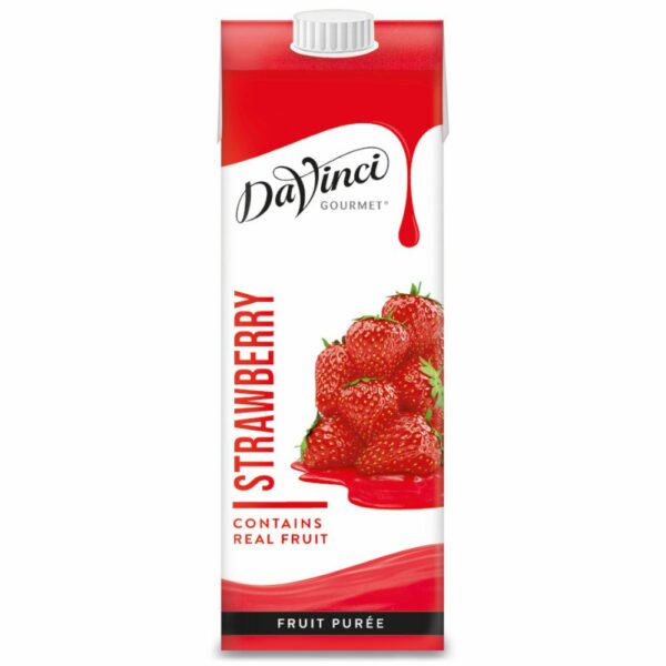 Da Vinci Strawberry Puree 8 x 1ltr