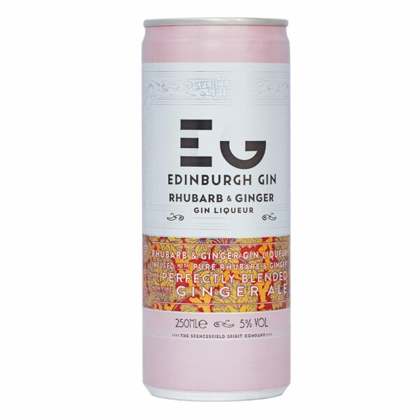 Edinburgh Rhubarb Gin & Ginger Ale 12 x 250ml