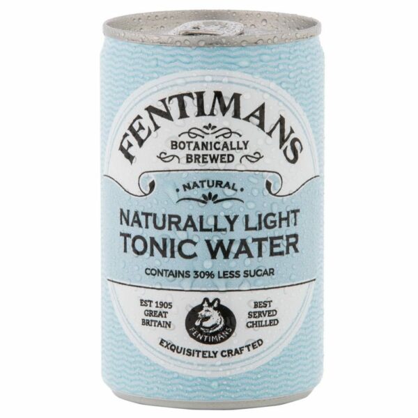 Fentimans Light Tonic Water 24 x 150ml Cans