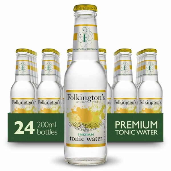 Folkingtons Tonic Water 24 x 200ml NRB