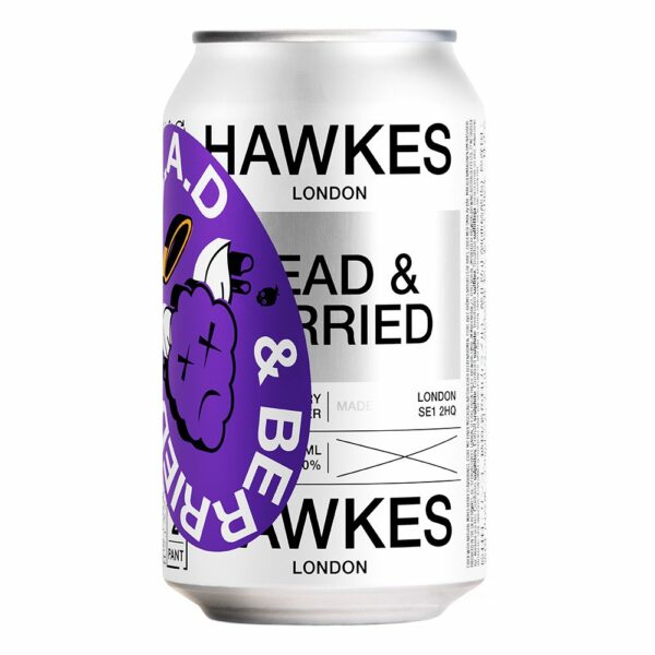 Hawkes Dead & Berried Cider 24 x 330ml Cans