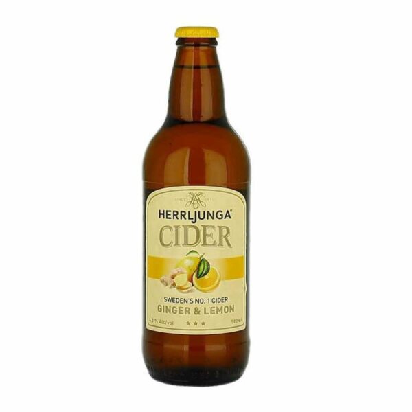 Herrljunga Ginger & Lemon Cider 12 x 500ml