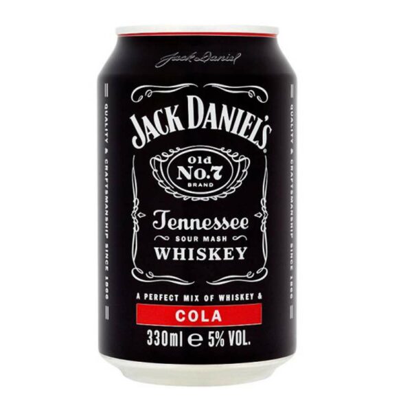 Jack Daniels Whisky & Cola Mix 12 x 300ml Cans