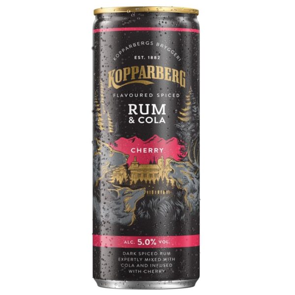 Kopparberg Cherry Rum & Cola 12 x 250ml Cans