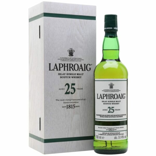 Laphroaig 25 Year Old 2021 Cask Strength Whisky 70cl