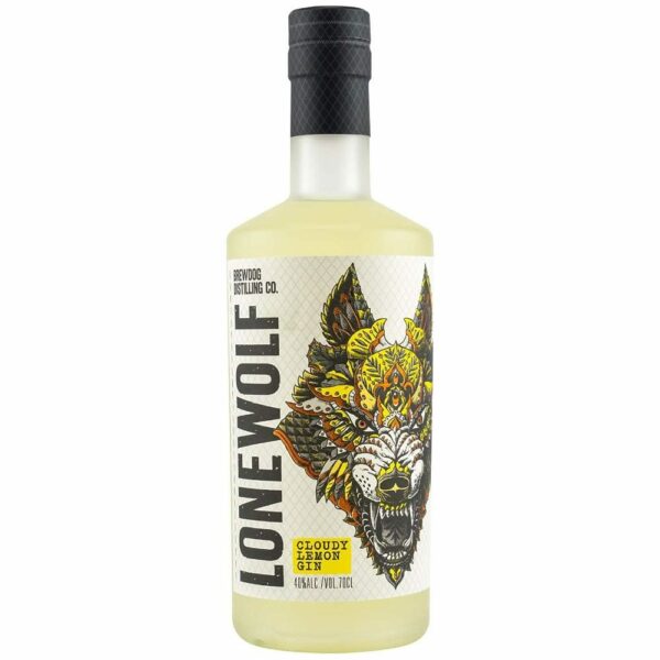 Lone Wolf Cloudy Lemon Gin 70cl