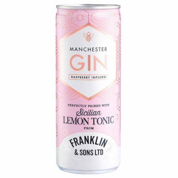 Manchester Raspberry Gin & Franklin Tonic 12 x 250ml