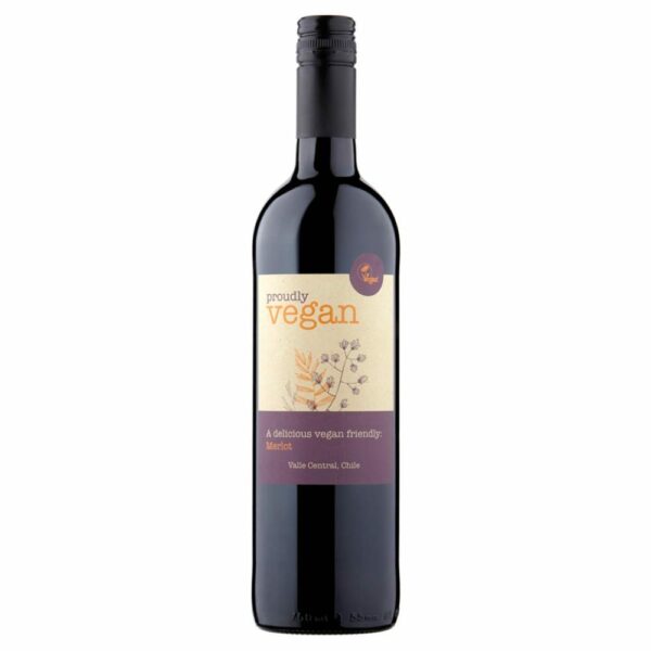 Proudly Vegan Merlot Red Wine 75cl