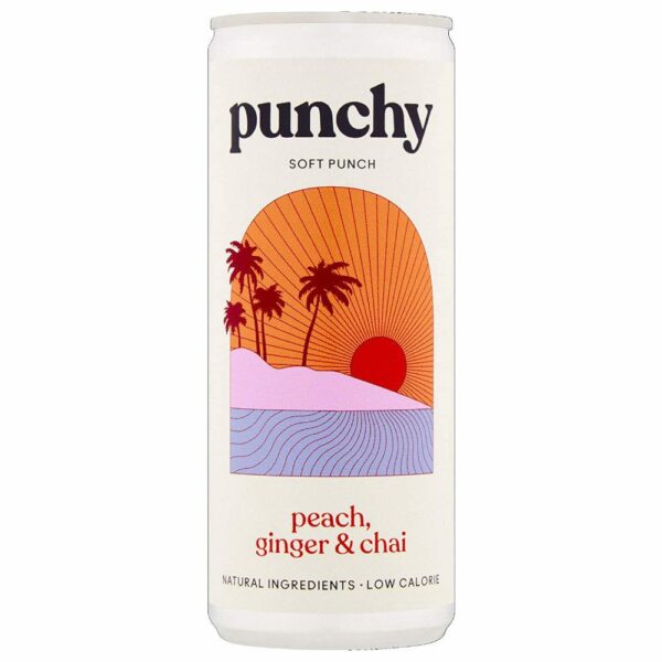 Punchy Peach, Ginger & Chai 24 x 250ml