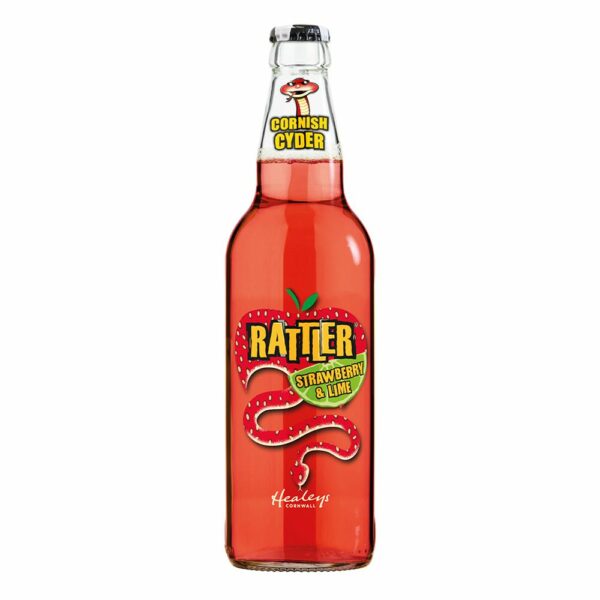 Rattler Strawberry & Lime Cider 12 x 500ml