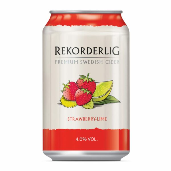 Rekorderlig Strawberry & Lime Cider 24 x 330ml Cans