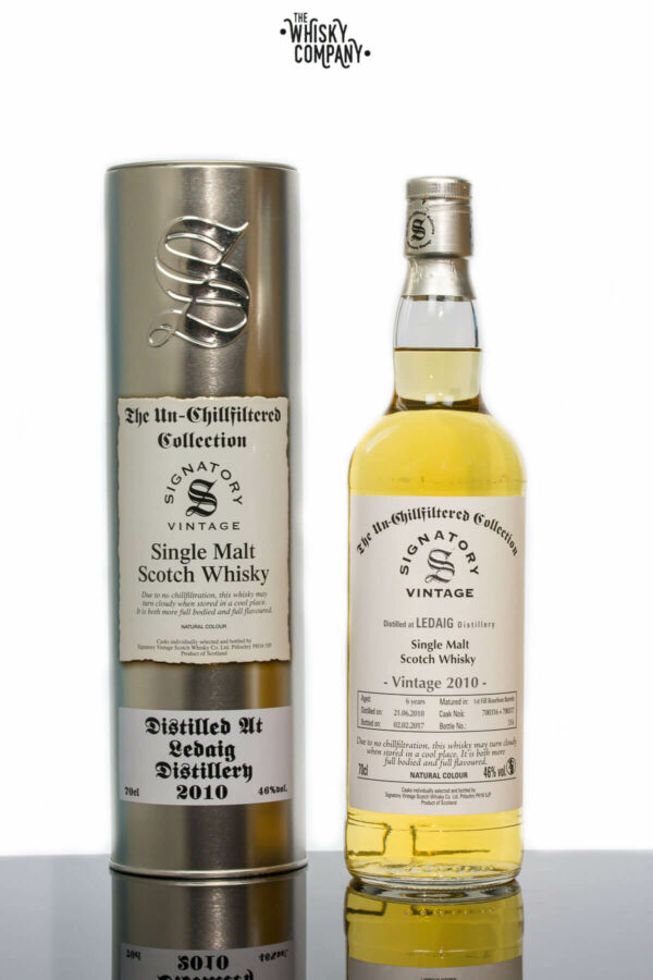 Ledaig 2010 Aged 6 Years Single Malt Scotch Whisky – Signatory Vintage (700ml)