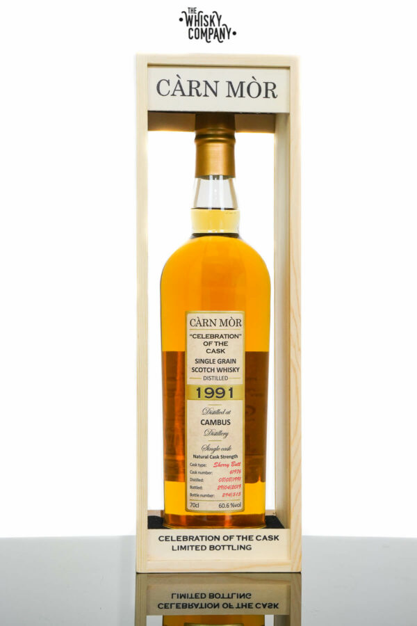 Cambus 1991 Aged 33 Years Single Malt Scotch Whisky – Càrn Mòr Celebration of The Cask (700ml)