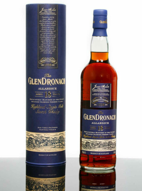 GlenDronach Aged 18 Years Allardice Highland Single Malt Scotch Whisky (700ml)