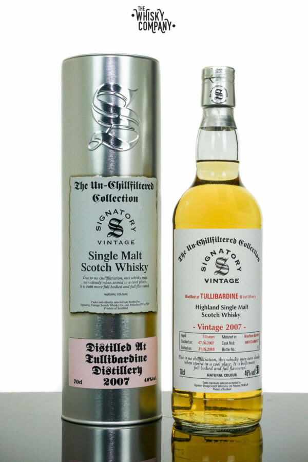 Tullibardine 2007 Aged 10 Years Single Malt Scotch Whisky UCF – Signatory Vintage (700ml)