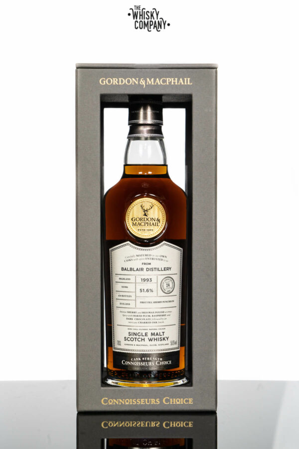 Balblair 24 Years Old 1993 Cask Strength Highland Single Malt Scotch Whisky Gordon & MacPhail (700ml)