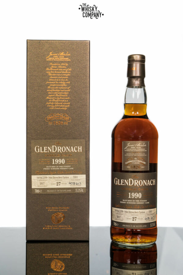 1990 GlenDronach 33 Years Old Single Malt Scotch Whisky – Cask No. 7003 (700ml)