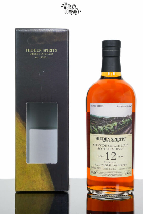 Aultmore 2006 Aged 12 Years Single Malt Scotch Whisky – Hidden Spirits  (700ml)